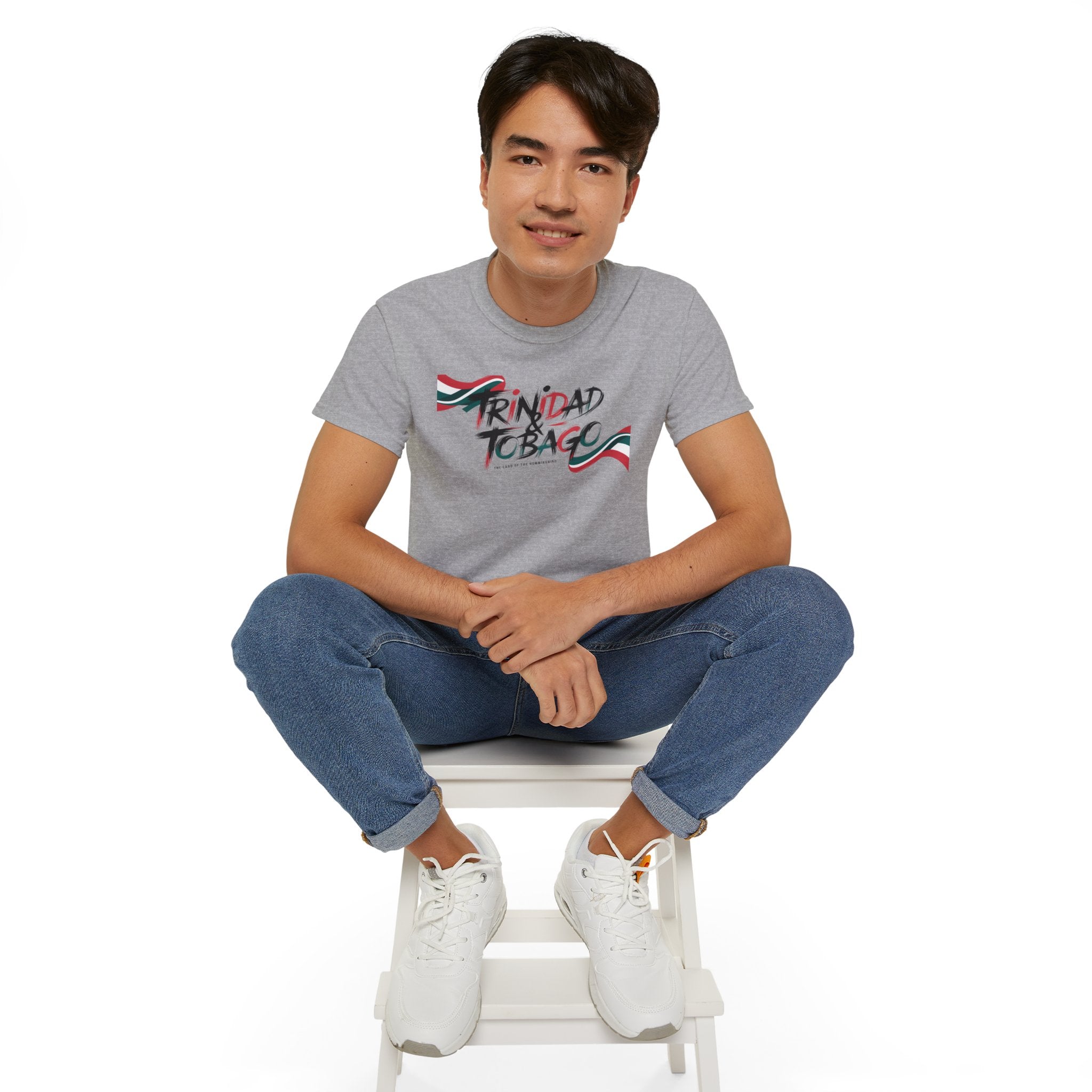 Trinidad & Tobago Graphic Stripe Print Tee