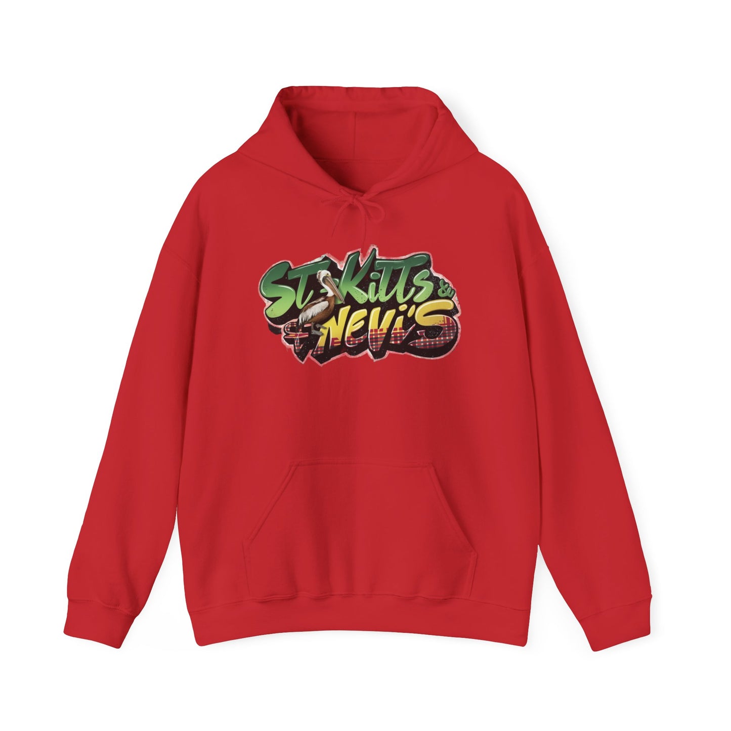 SK & N Color Splash Hoodie - St Kitts and Nevis Theme