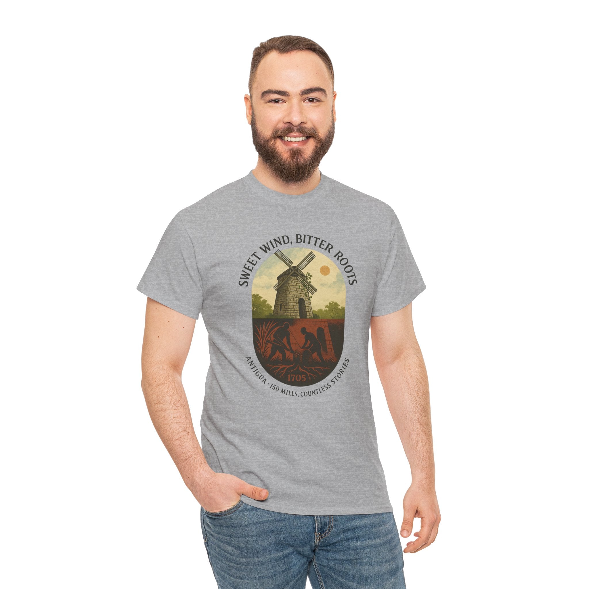 Sweet Wind, Bitter Roots - Antigua History Tee