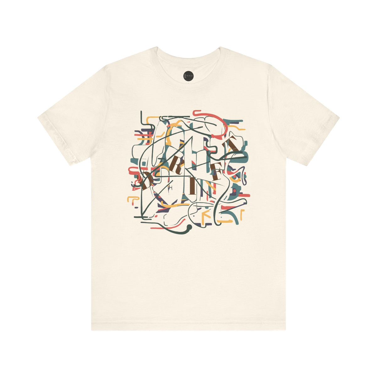 T-shirt « Abstract Drift », cadeau unisexe, t-shirt artistique coloré, t-shirt créatif, design authentique – T-shirt unisexe en jersey, « Abstract Drift »