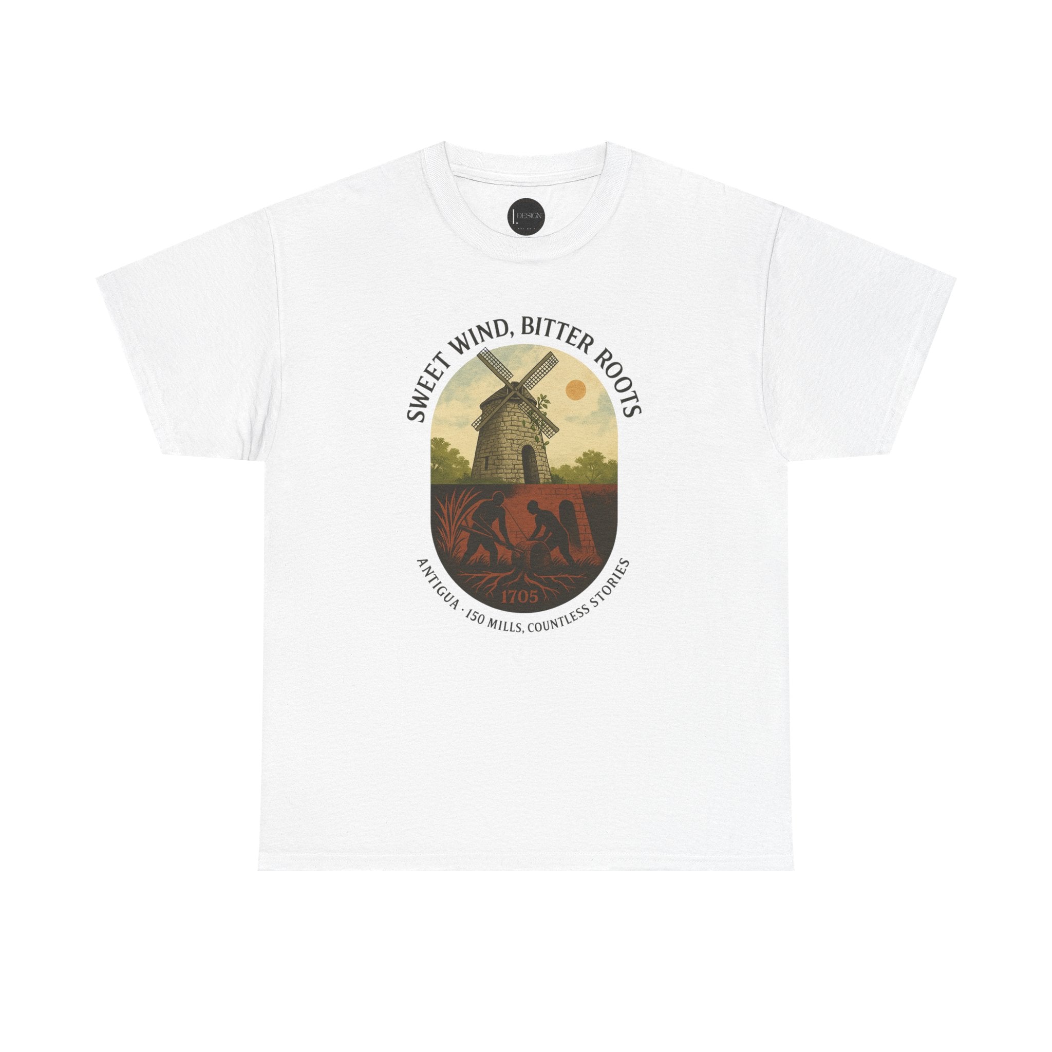 Sweet Wind, Bitter Roots - Antigua History Tee