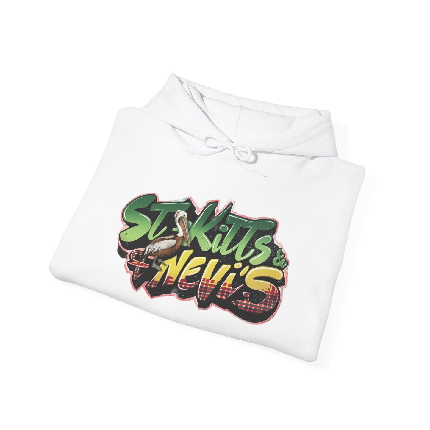 SK & N Color Splash Hoodie - St Kitts and Nevis Theme