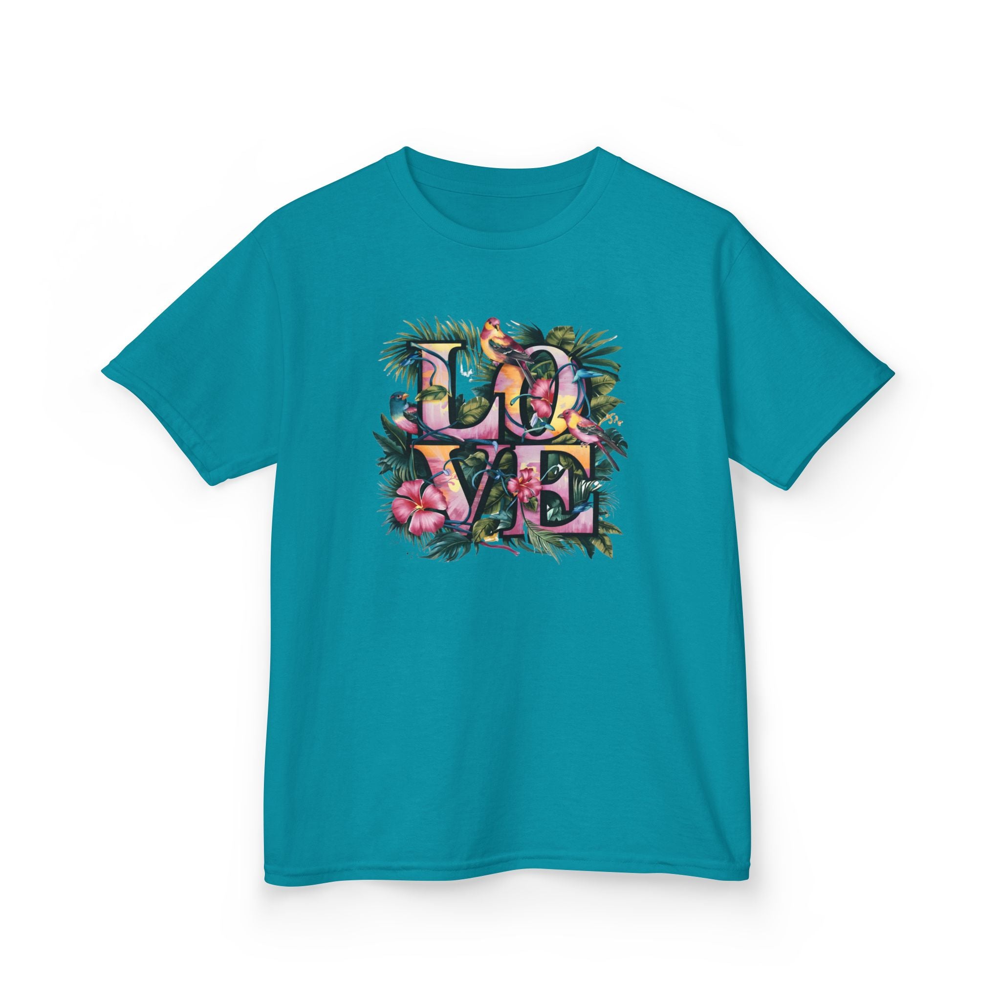 LOVE Organic Kids Tee, Children's T-Shirt, Youth Shirt, Kid's Clothing, Organic Cotton Top
