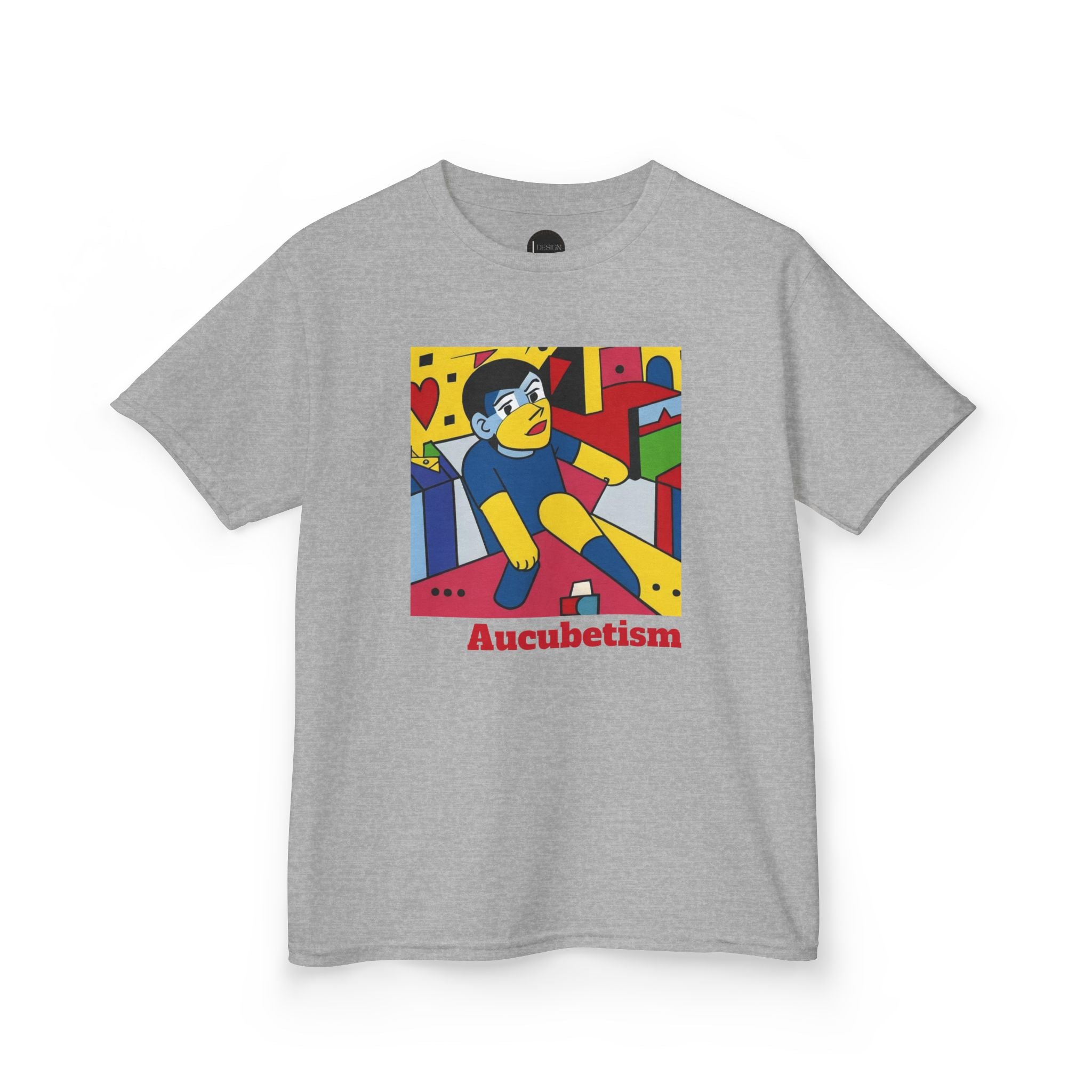 Aucubetism A Neuro-Art Kids Tee, Neuro-Design, Children's T-Shirt, Graphic Tee, Unique Kid's Clothing, Artistic Youth Shirt