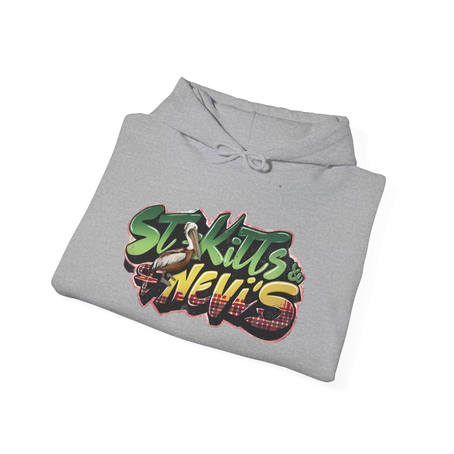 SK & N Color Splash Hoodie - St Kitts and Nevis Theme