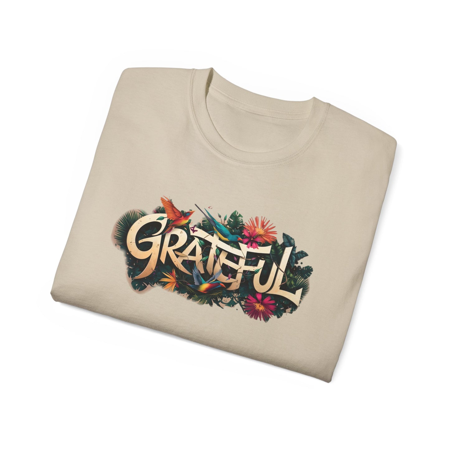 GRATEFUL Organic Color Splash Tee