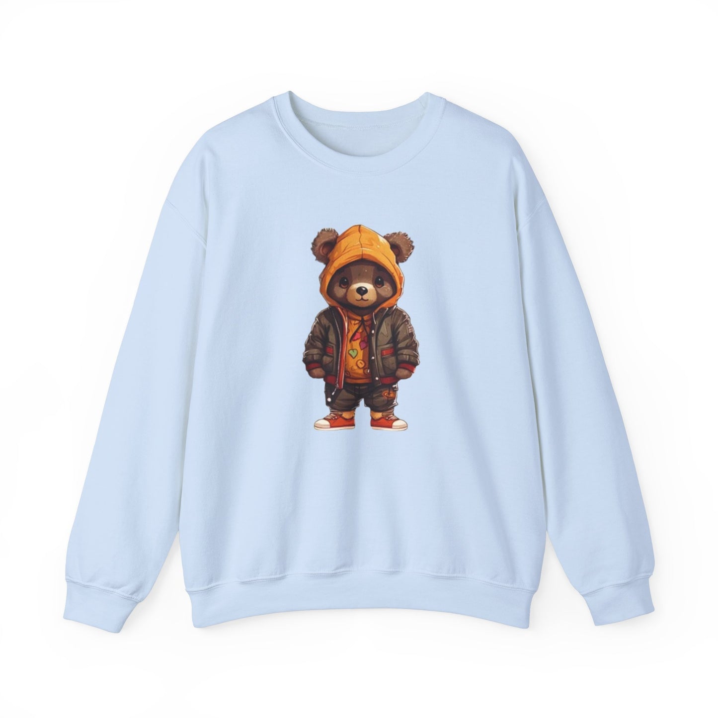 Crewneck Sweatshirt Urban Dressed Cute Bear Design