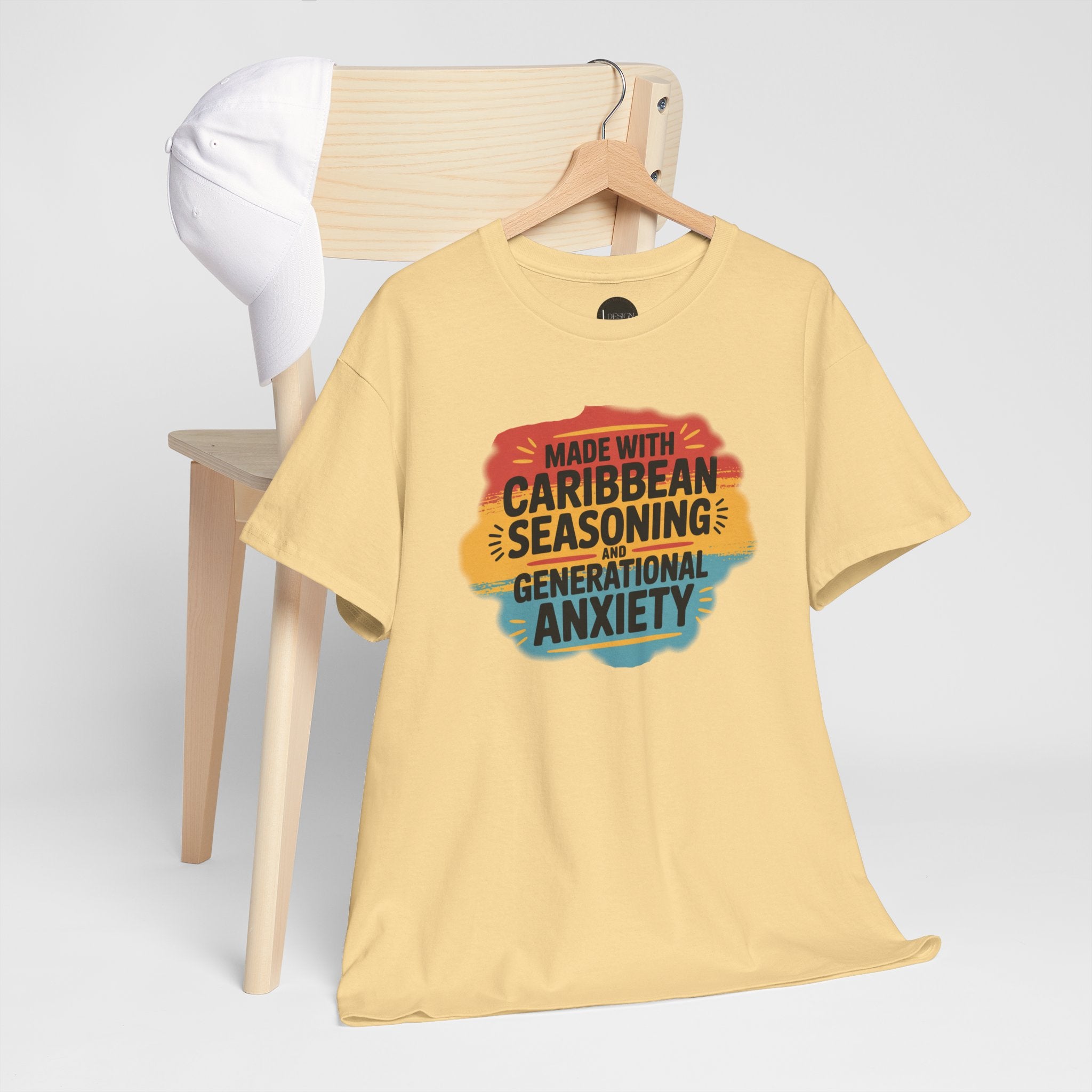 Made With Caribbean Seasoning & Generational Anxiety Tee