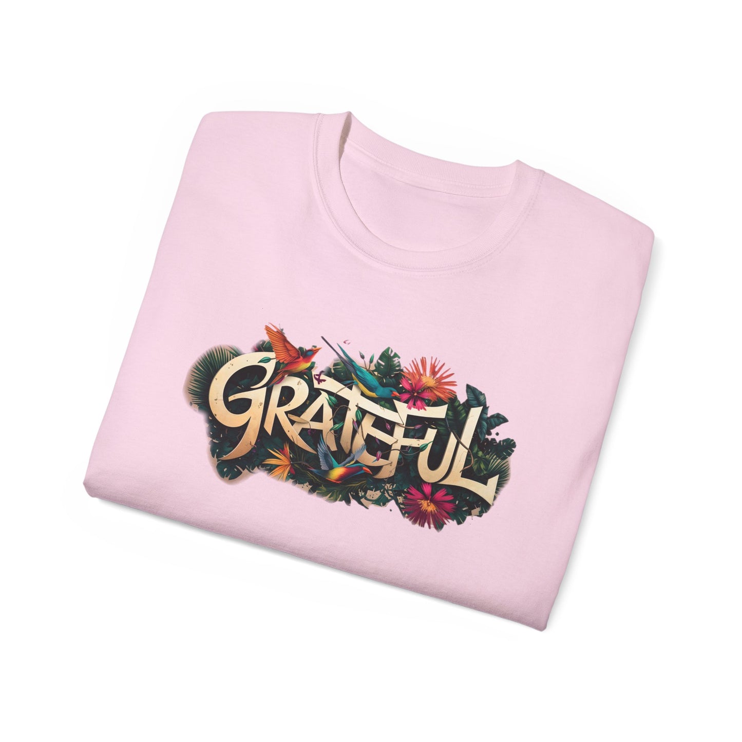 GRATEFUL Organic Color Splash Tee