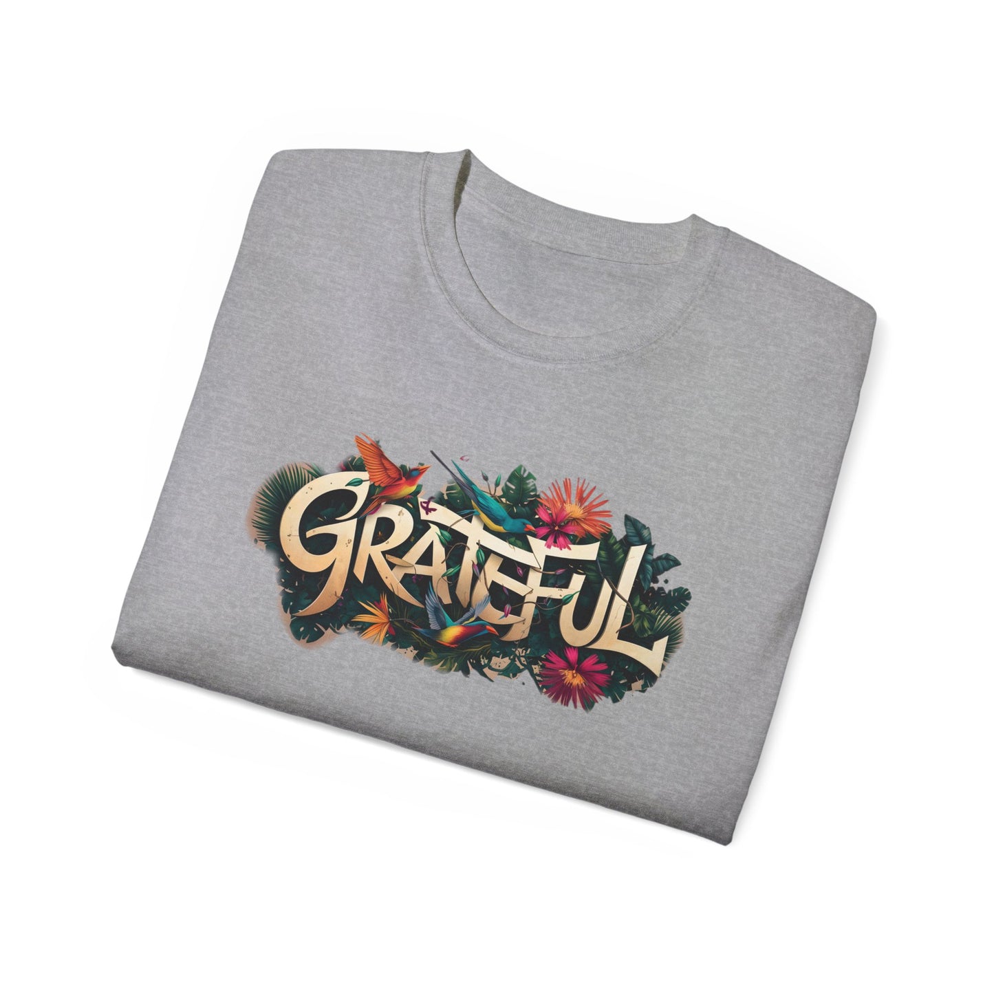 GRATEFUL Organic Color Splash Tee