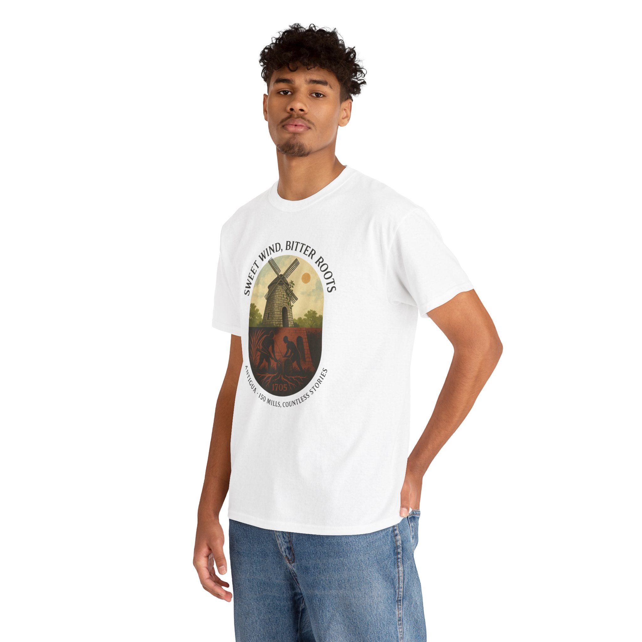 Sweet Wind, Bitter Roots - Antigua History Tee