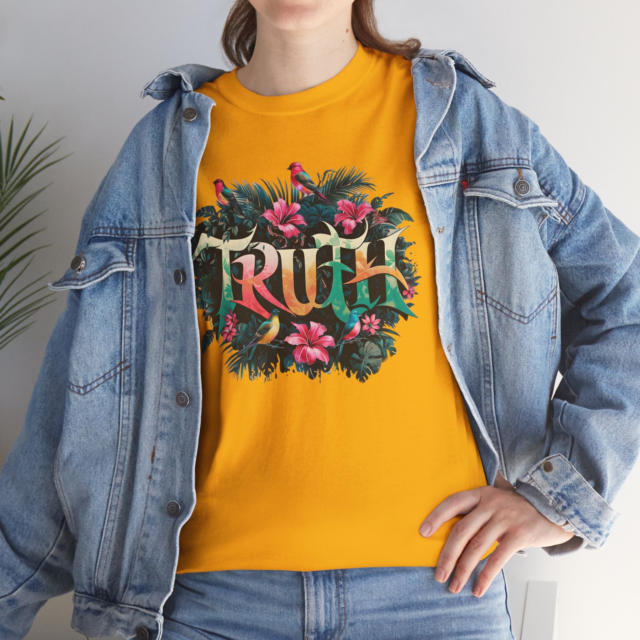 Camiseta con salpicaduras de color orgánico TRUTH