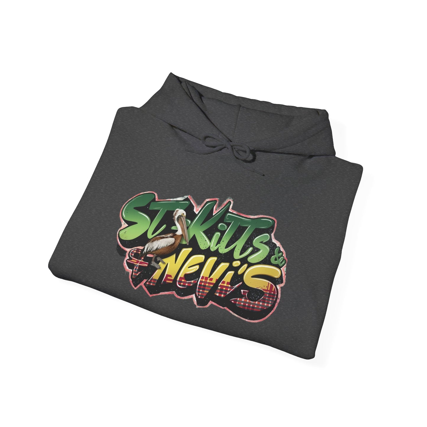 SK & N Color Splash Hoodie - St Kitts and Nevis Theme