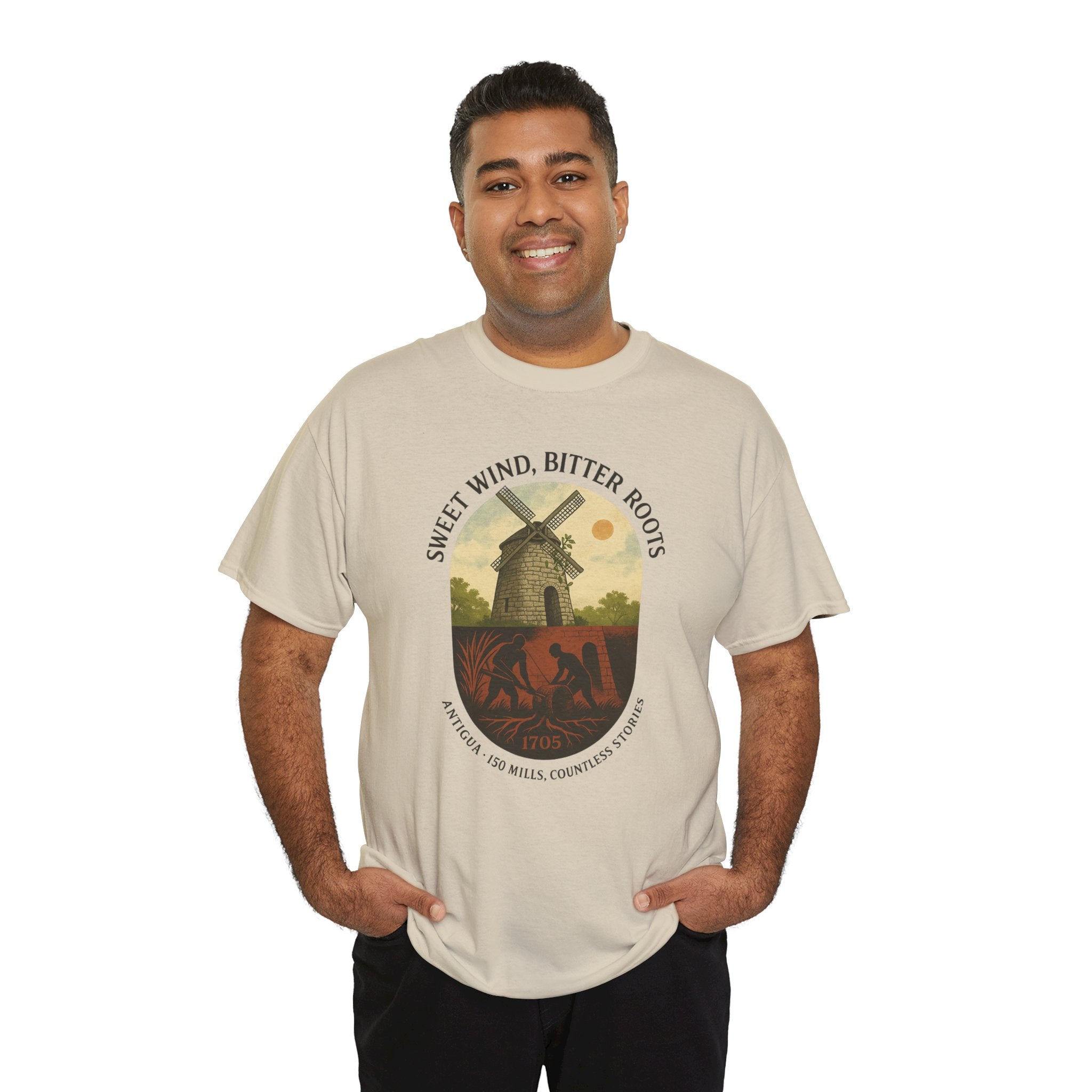 Sweet Wind, Bitter Roots - Antigua History Tee