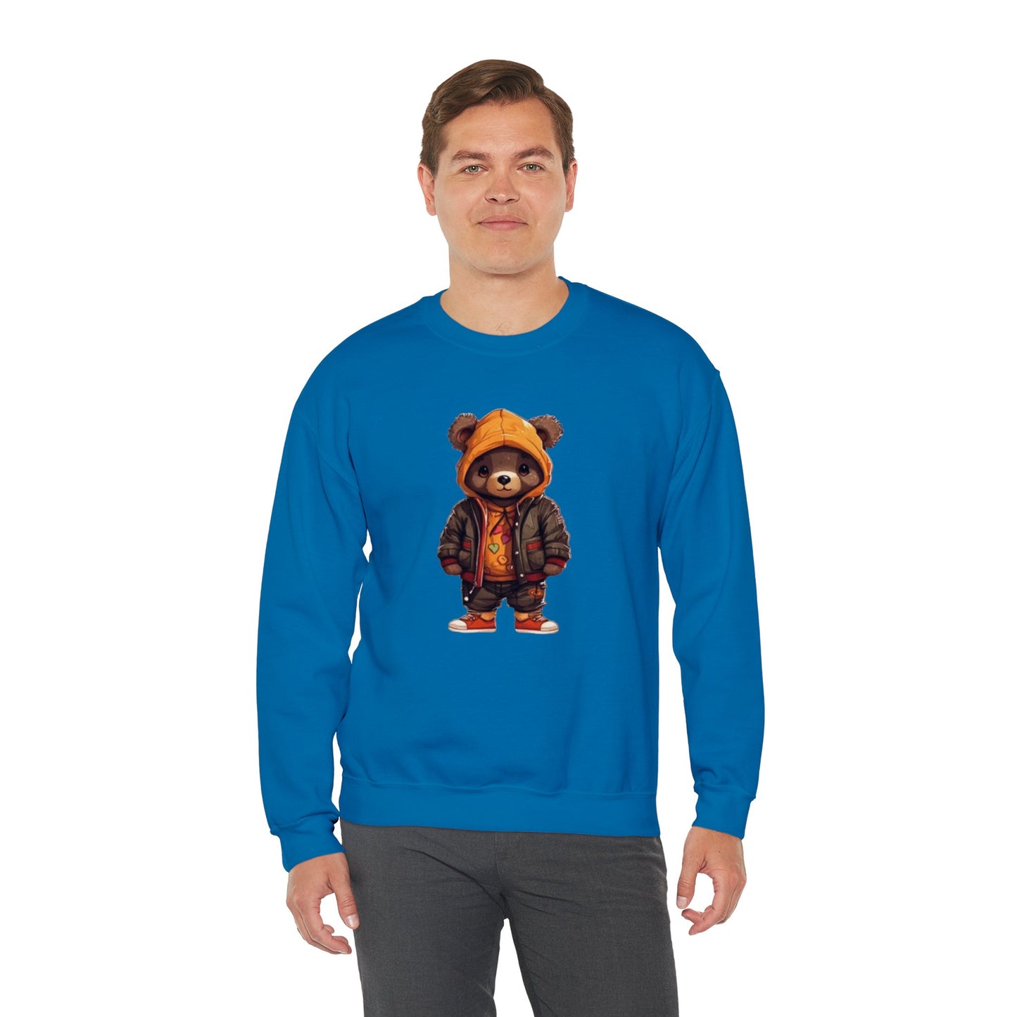 Crewneck Sweatshirt Urban Dressed Cute Bear Design