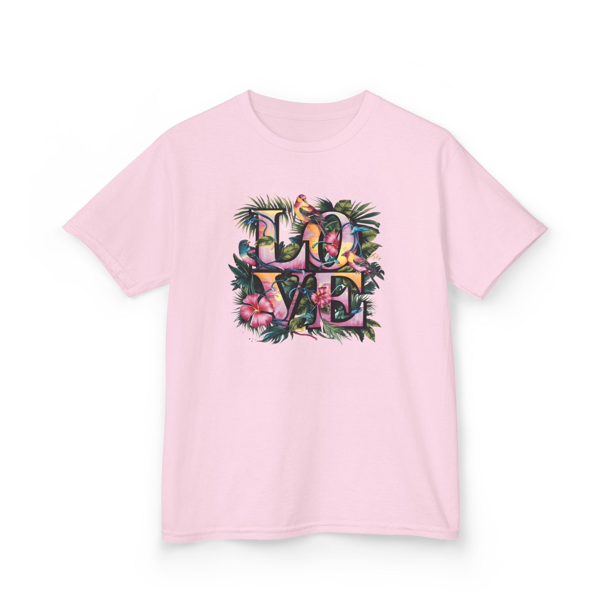LOVE Organic Kids Tee, Children's T-Shirt, Youth Shirt, Kid's Clothing, Organic Cotton Top