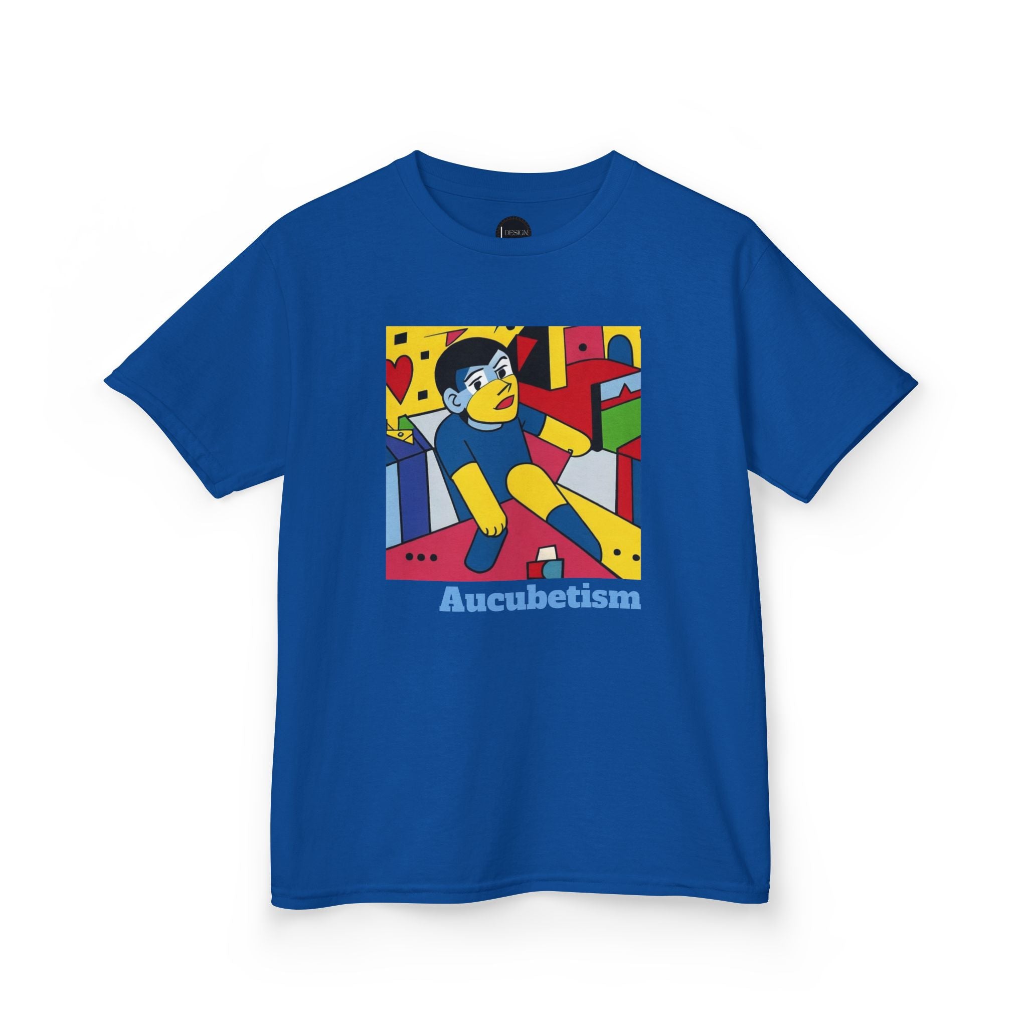 Aucubetism A Neuro-Art Kids Tee, Neuro-Design, Children's T-Shirt, Graphic Tee, Unique Kid's Clothing, Artistic Youth Shirt