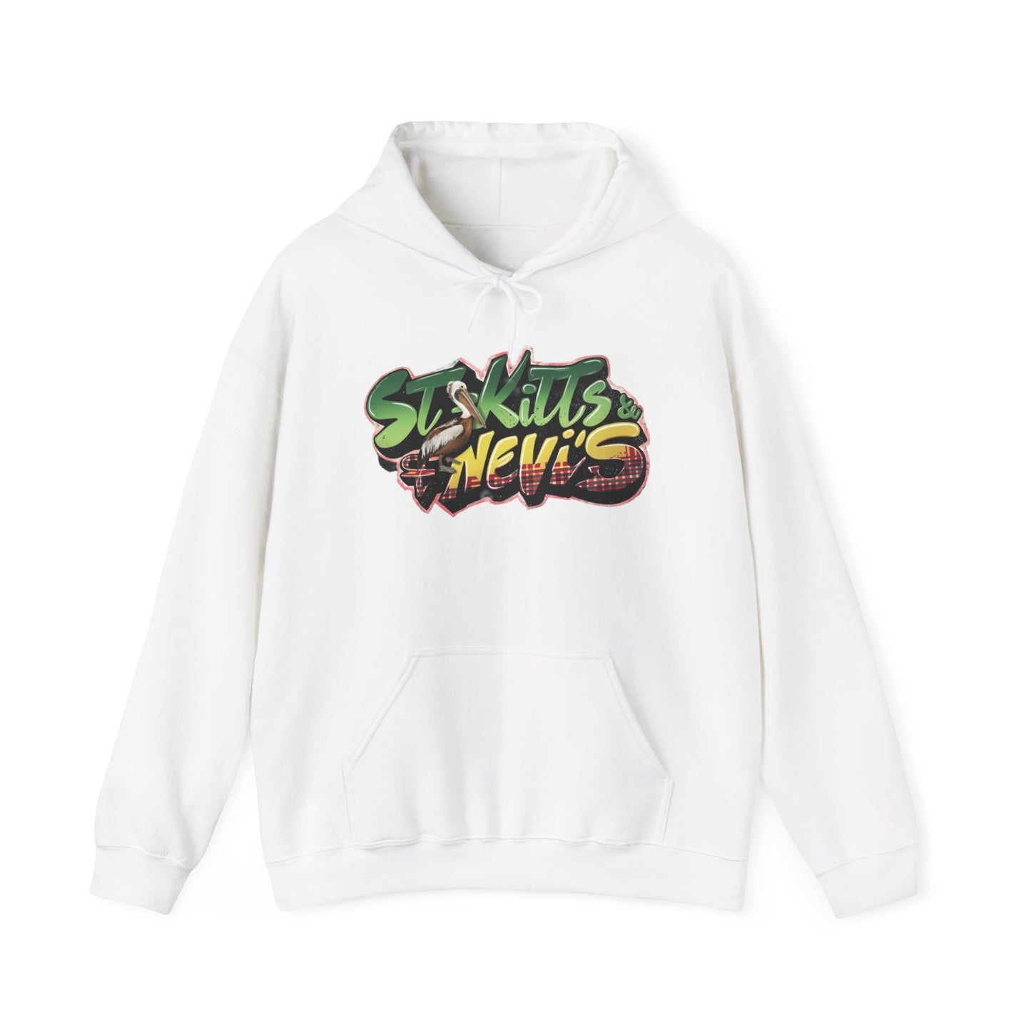 SK & N Color Splash Hoodie - St Kitts and Nevis Theme