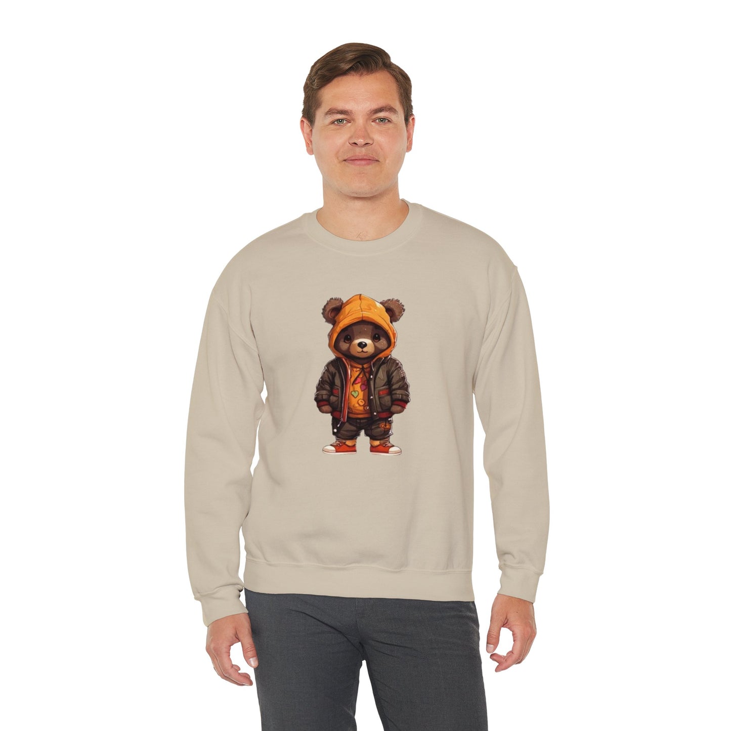 Crewneck Sweatshirt Urban Dressed Cute Bear Design