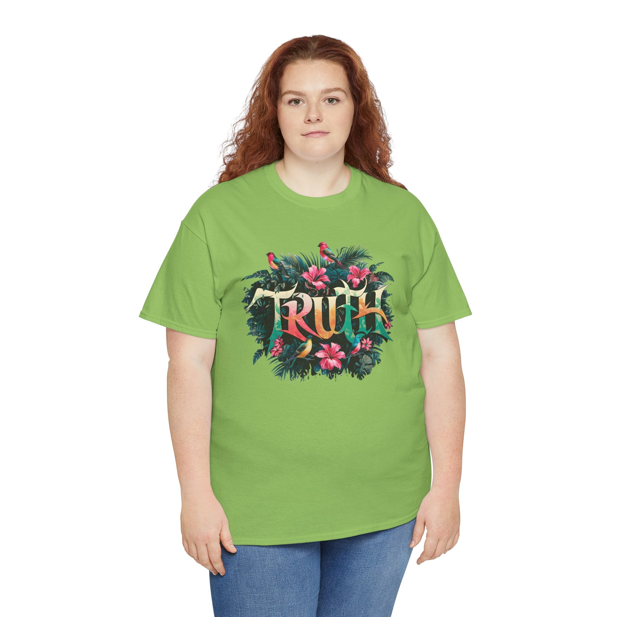 Camiseta con salpicaduras de color orgánico TRUTH