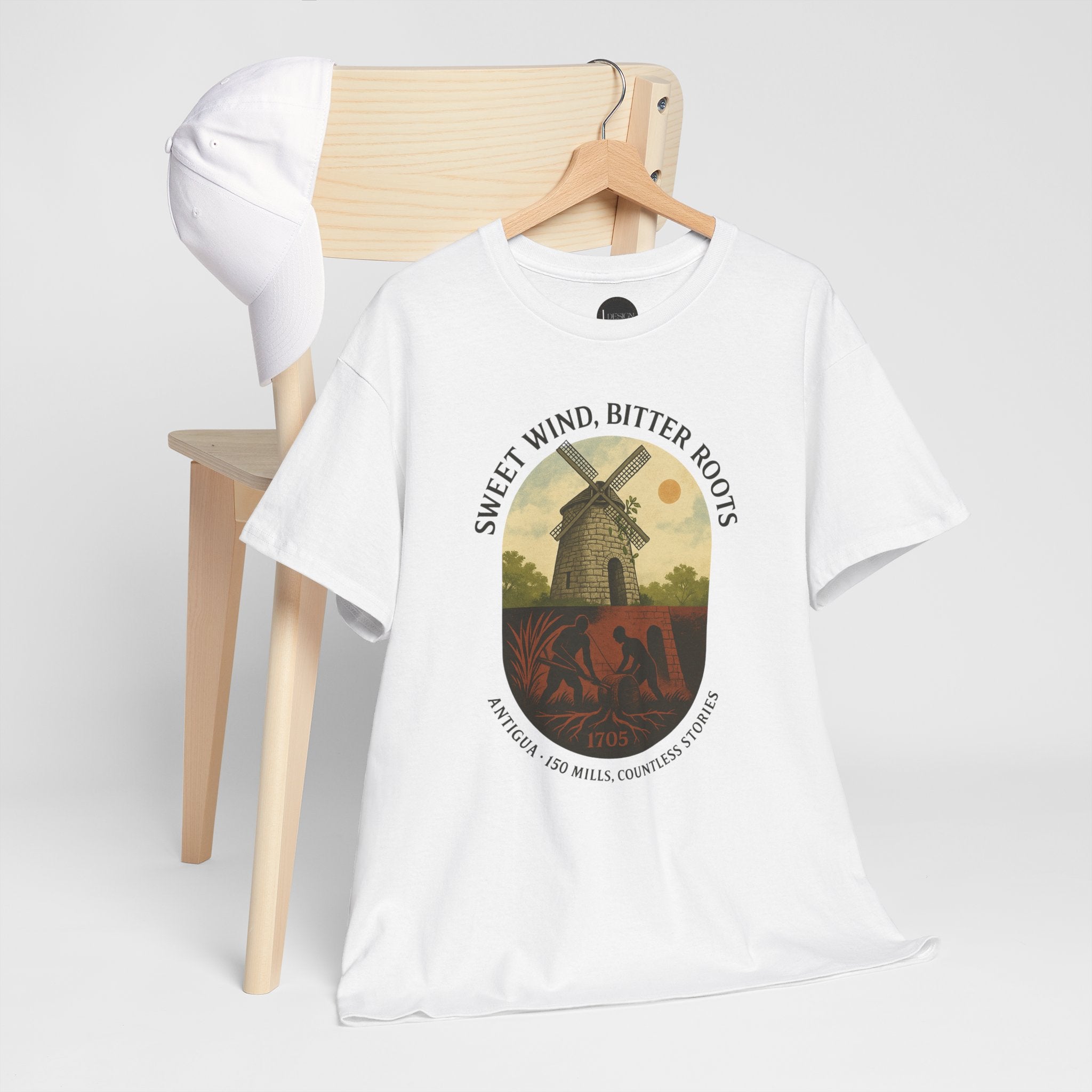 Sweet Wind, Bitter Roots - Antigua History Tee