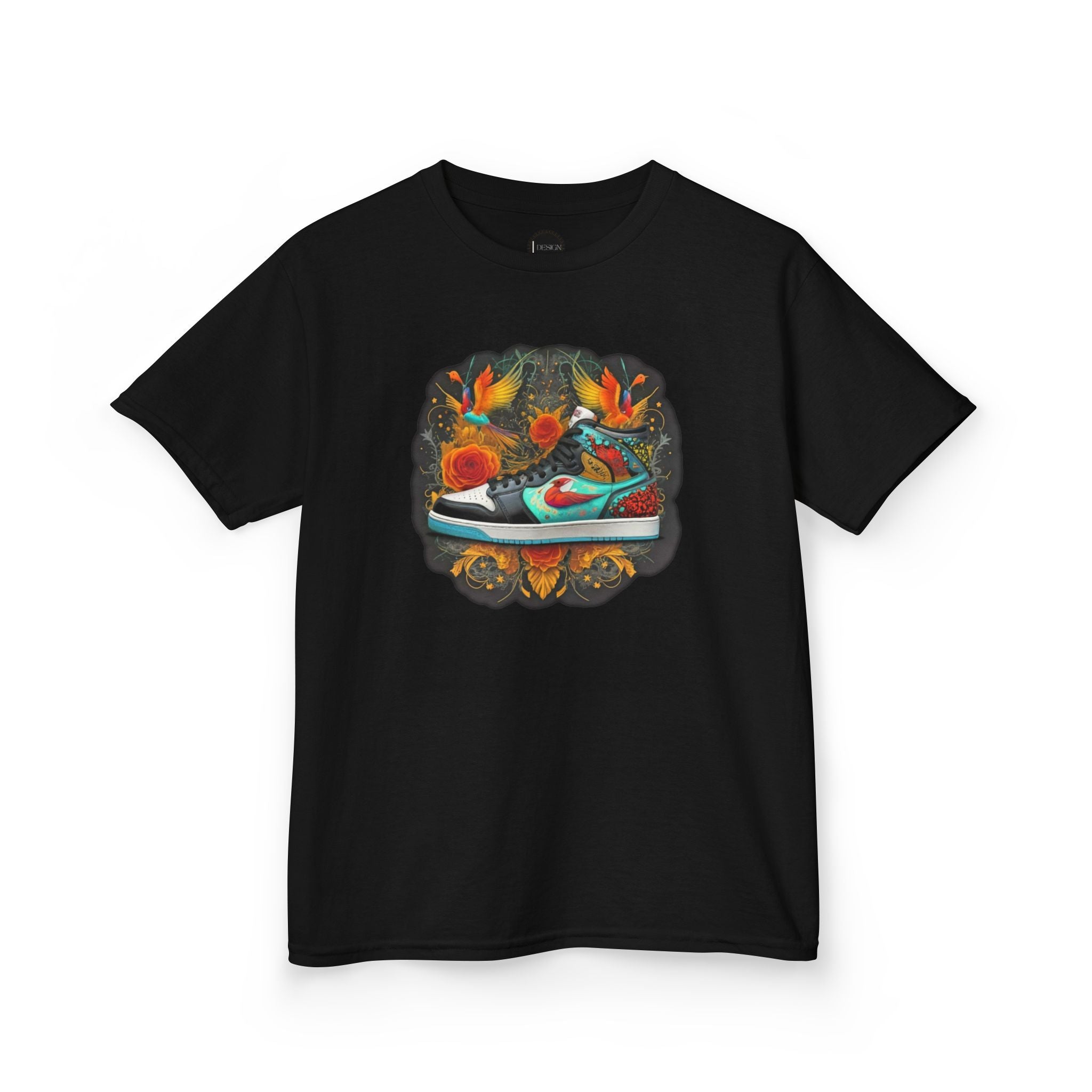 Dream Sneaker Birds La Flora Kids Tee - Cute Nature Children's T-Shirt, Youth Graphic Shirt, Animal Lover Gift, Kid's Summer Apparel,