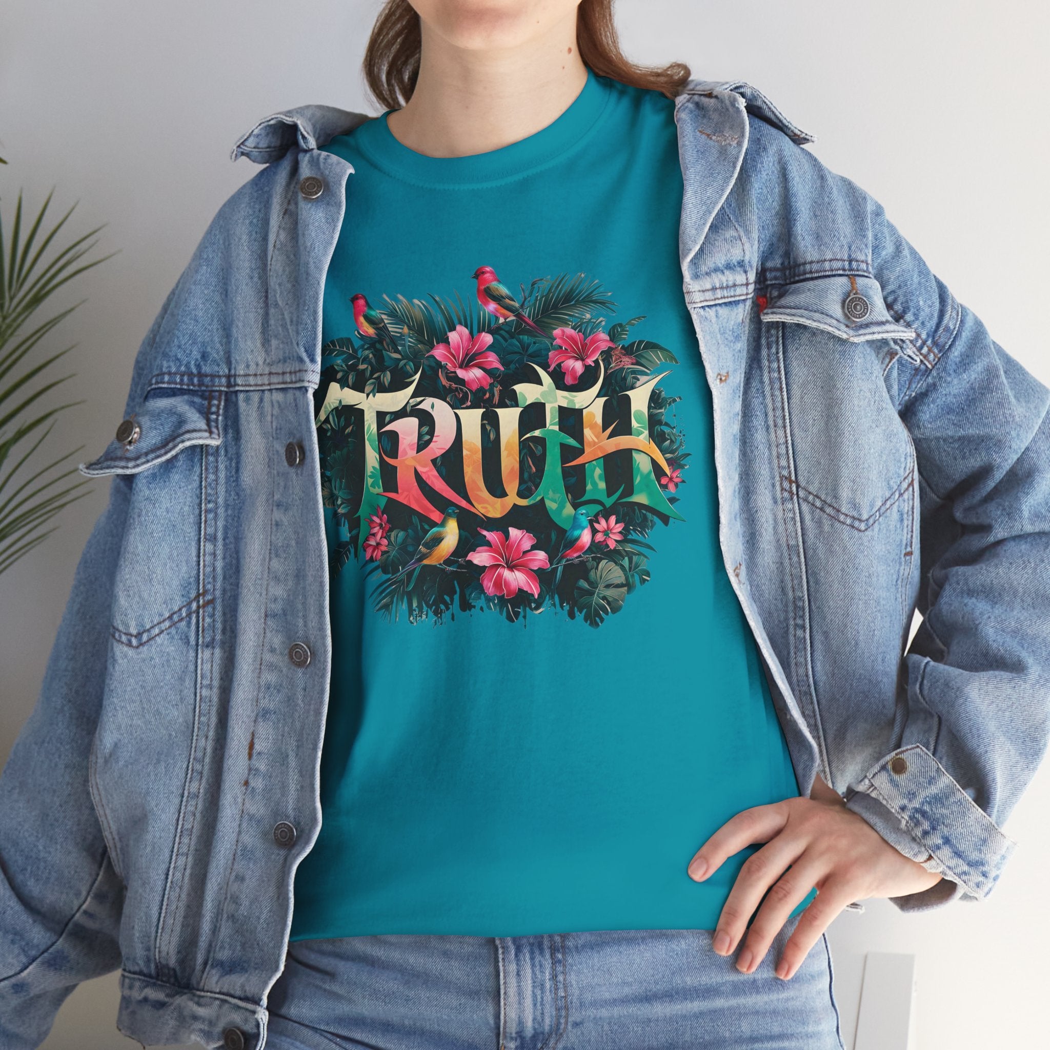 Camiseta con salpicaduras de color orgánico TRUTH