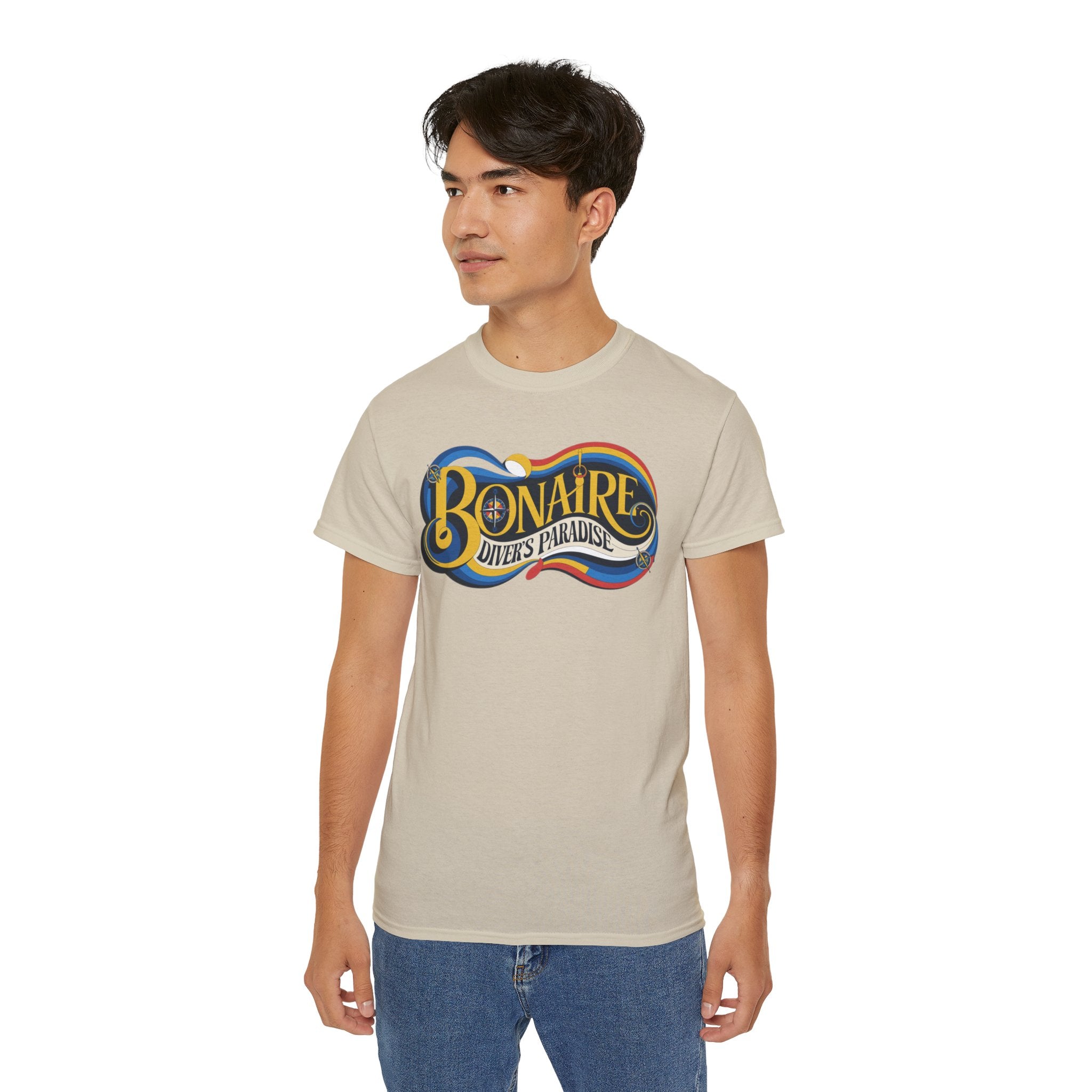 Bonaire Graphic Color Splash Tee