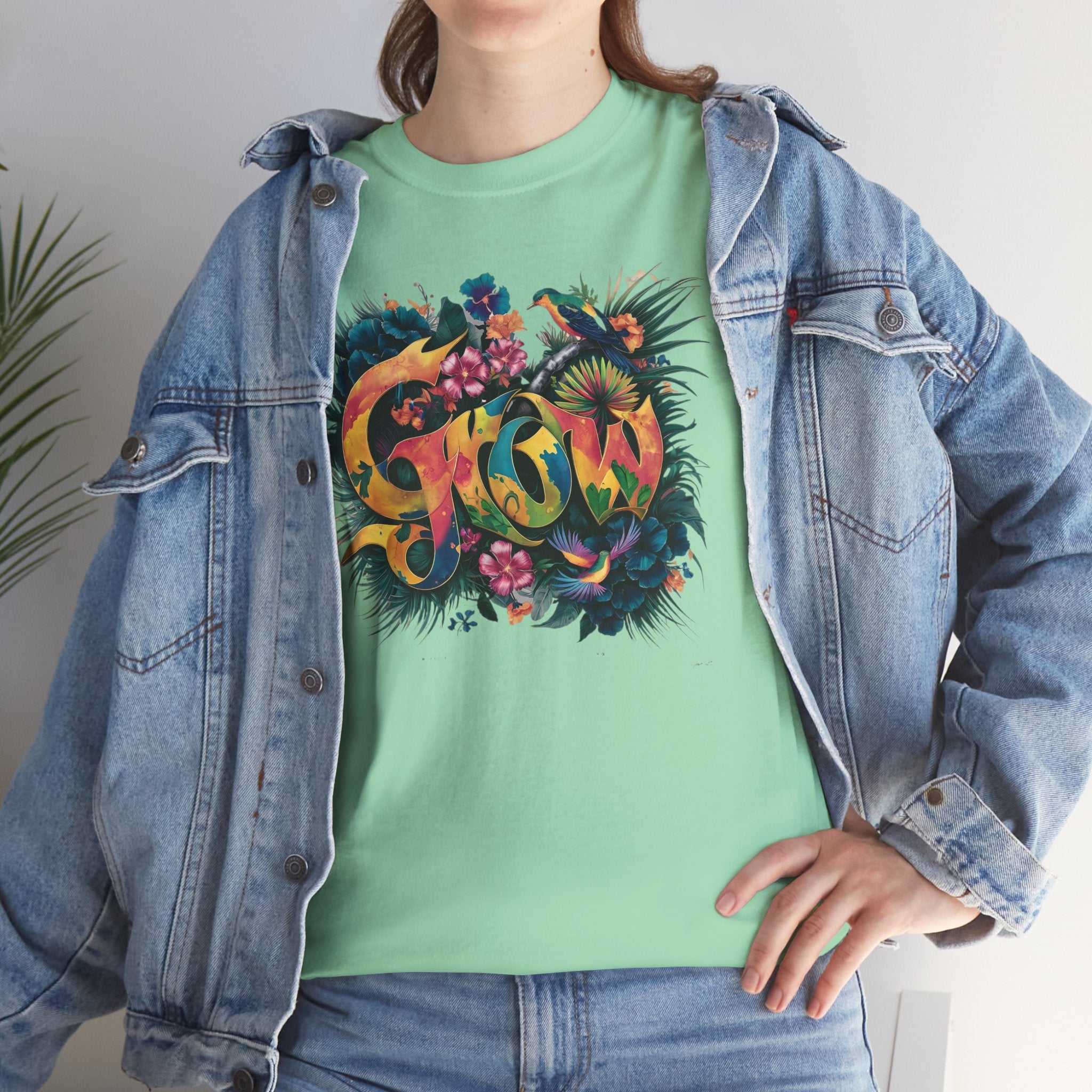 T-shirt bio GROW Color Splash