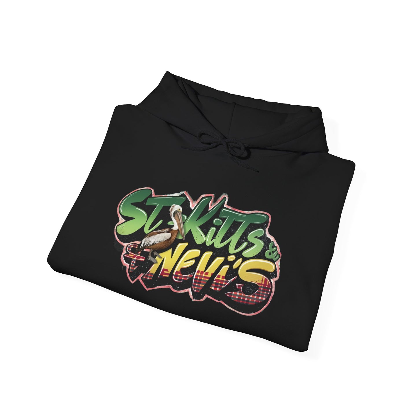 SK & N Color Splash Hoodie - St Kitts and Nevis Theme