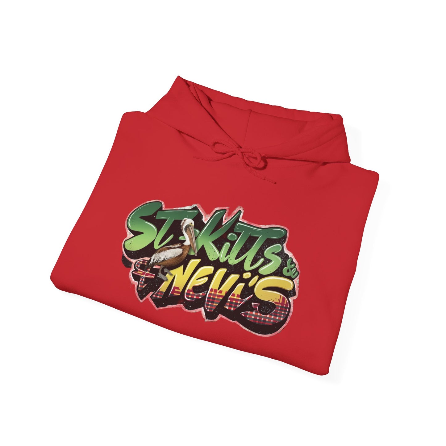 SK & N Color Splash Hoodie - St Kitts and Nevis Theme