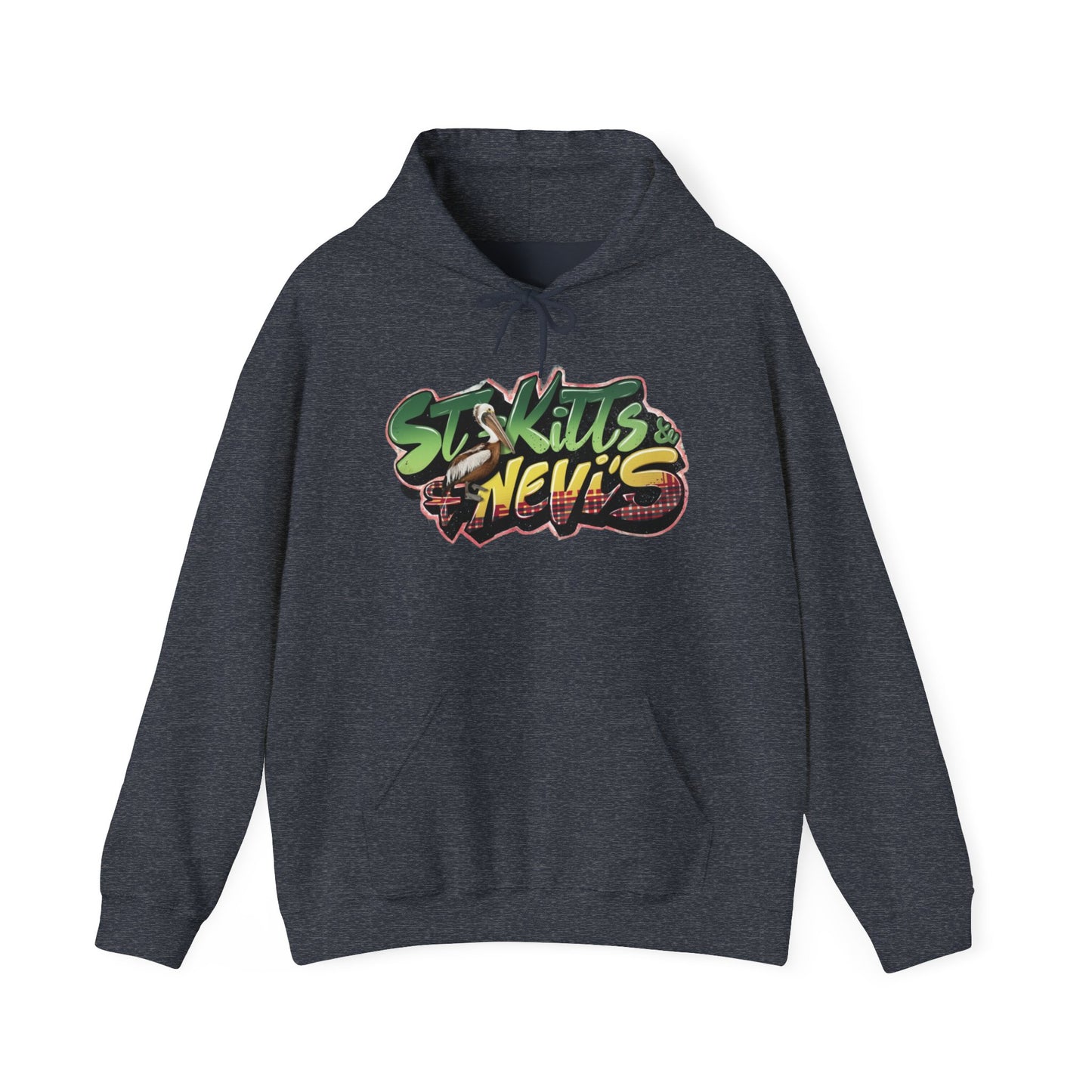 SK & N Color Splash Hoodie - St Kitts and Nevis Theme