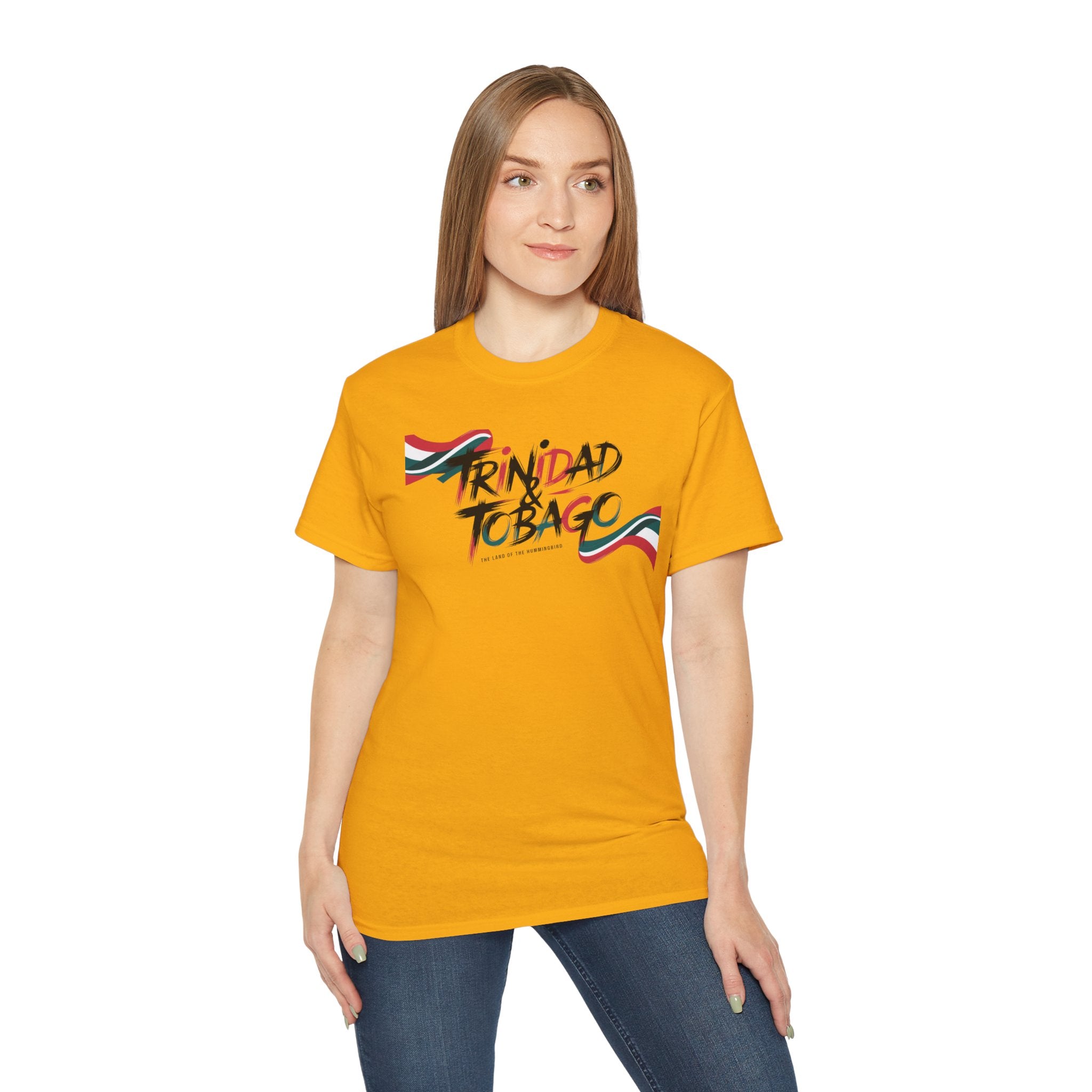 Trinidad & Tobago Graphic Stripe Print Tee
