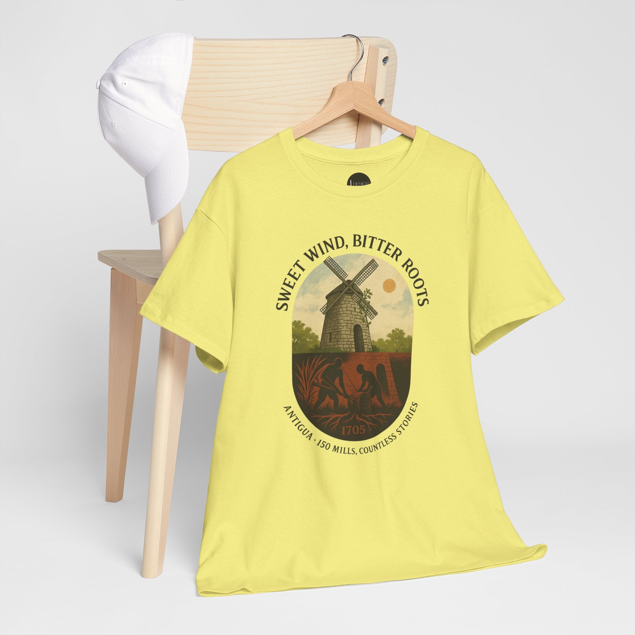 Sweet Wind, Bitter Roots - Antigua History Tee