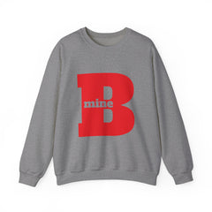 Sudadera B Mine, regalo de San Valentín, jersey unisex con expresión de amor, regalo de San Valentín, sudadera romántica para parejas, temática de amor