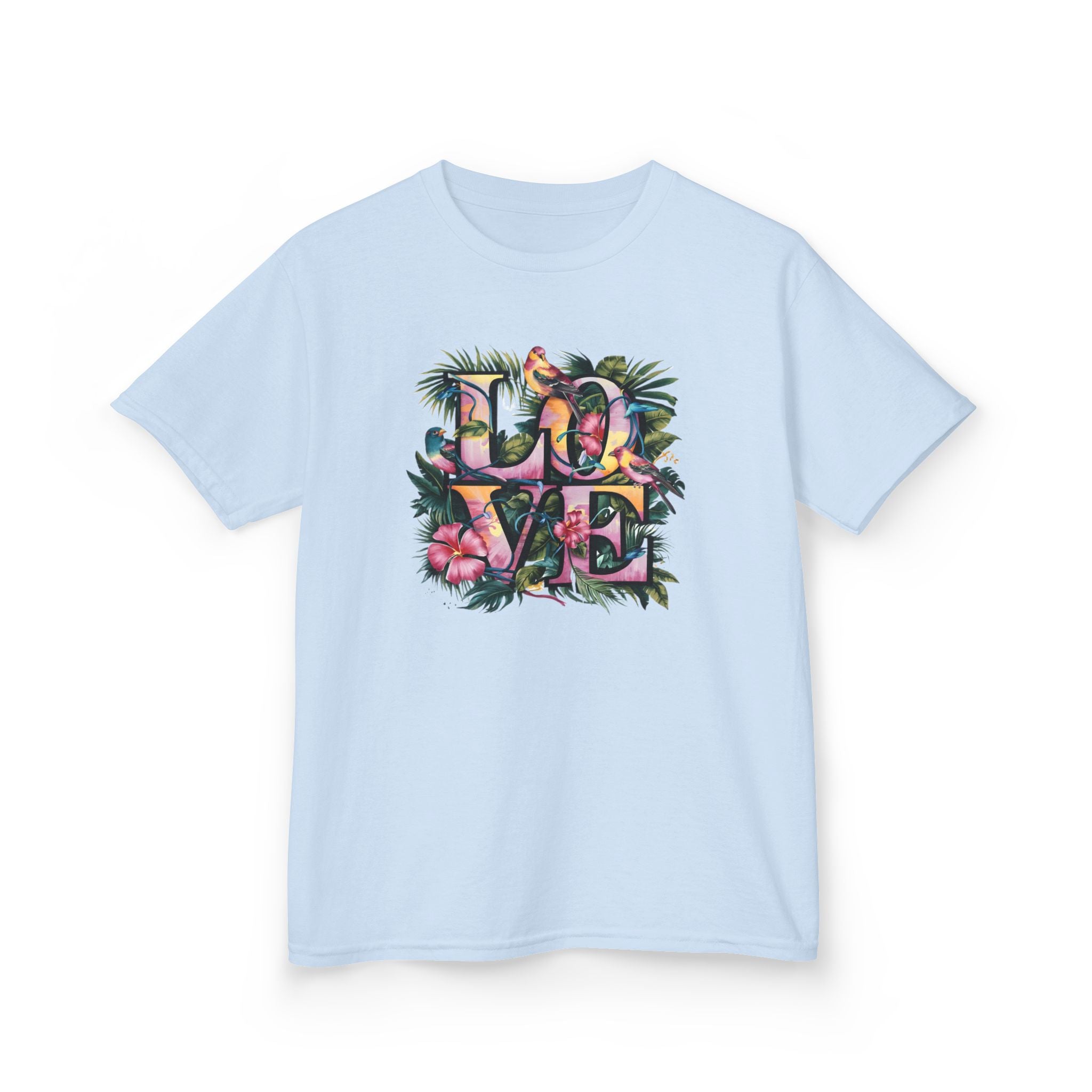 LOVE Organic Kids Tee, Children's T-Shirt, Youth Shirt, Kid's Clothing, Organic Cotton Top