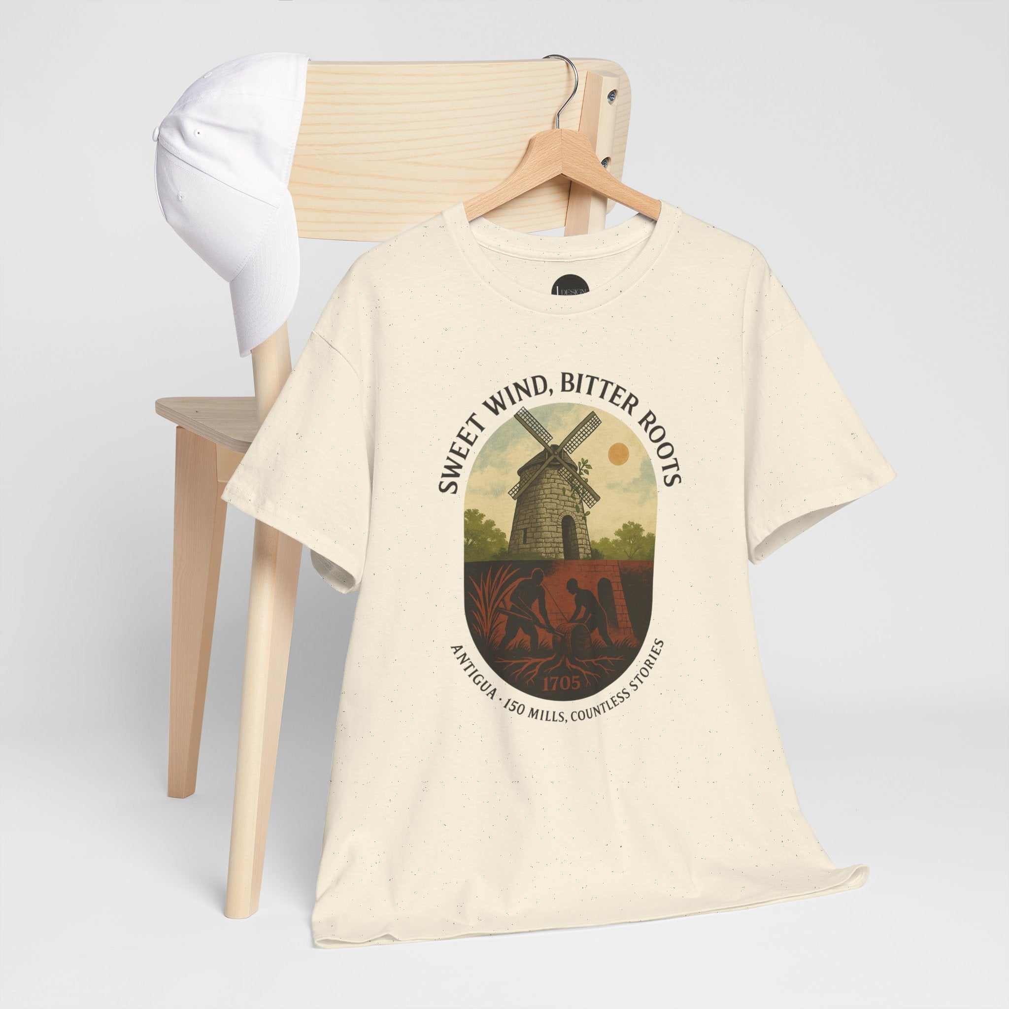 Sweet Wind, Bitter Roots - Antigua History Tee