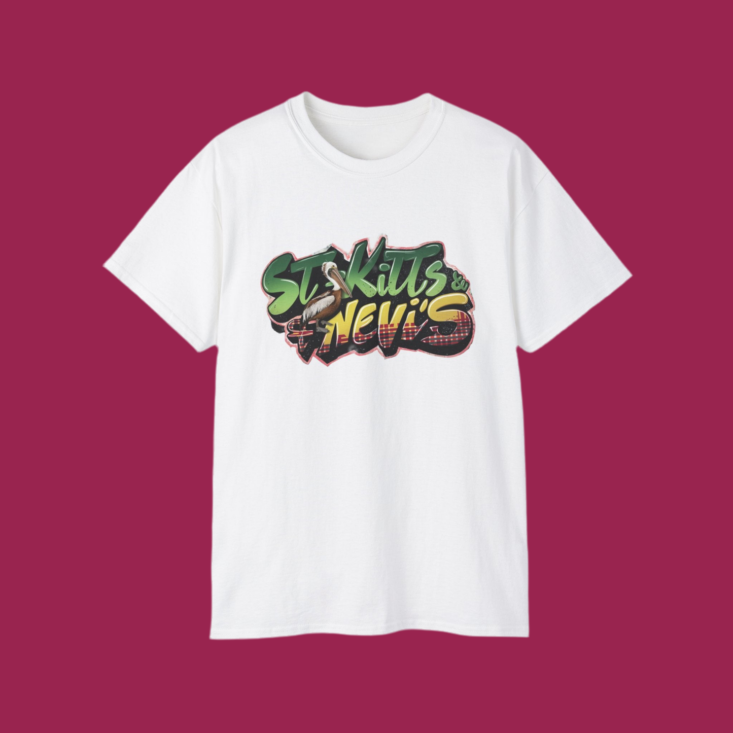 St. Kitts & Nevis Color Splash Tee